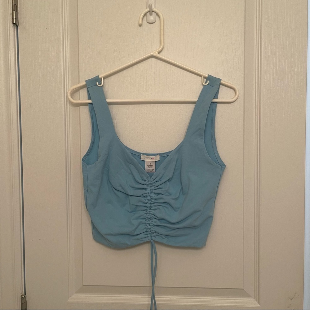 Cute baby blue top size Medium